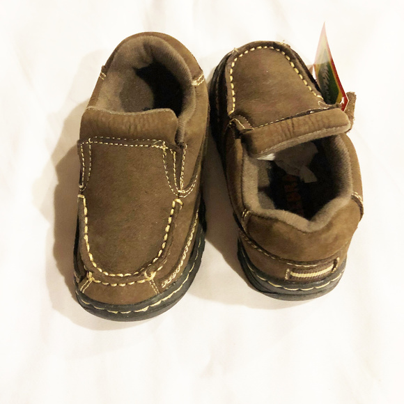 Zebra shoes toddler boys size 7M leather upper new - Picture 6 of 8